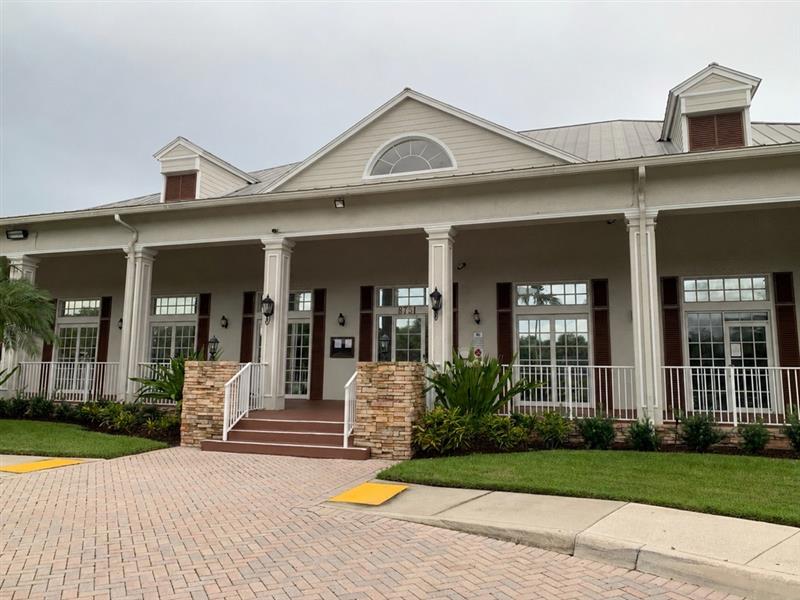 HOA community clubhouse after a full exterior repaint